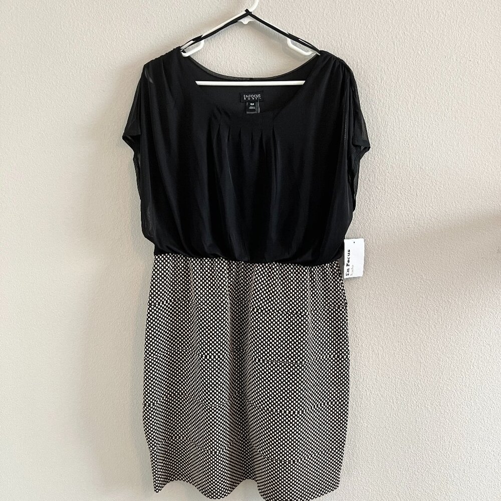Enfocus Studio Two-Tone Dress - Sz 18W (NWT)
